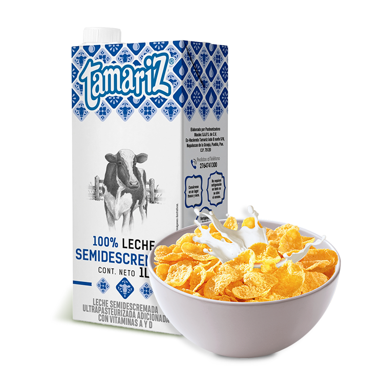 Leche tamariz Semidescremada